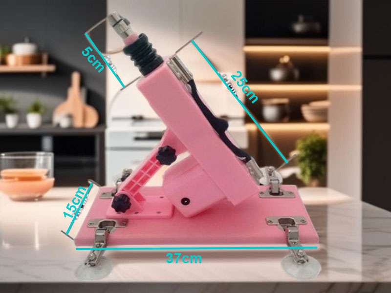 Kích thước máy thủ dâm Machine Gun